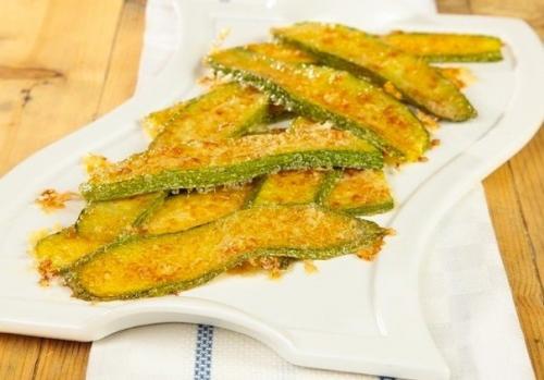 Кабачки под сыром.