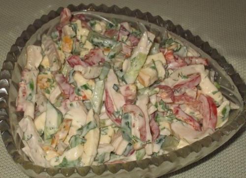 10 салатов с ветчиной! 08