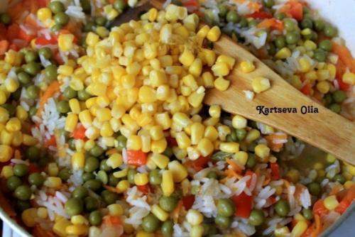 Курица с рисом и овощами по-каталонски. 04