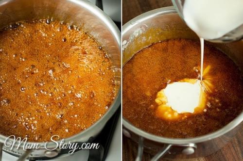 Соленый карамельный соус. 04 Соленый карамельный соус. 04