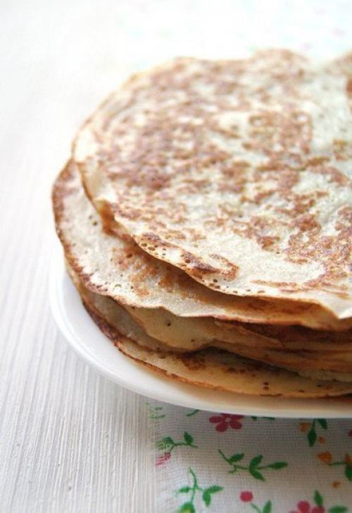 Блинный торт с апeльсином и взбитыми сливками. 01