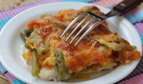 Куриный стейк с овощами. 05