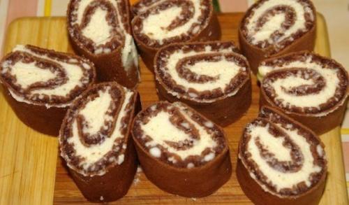 Шоколадные роллы Погода в Доме.