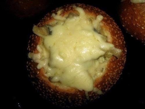 Жульен в булочках. 04