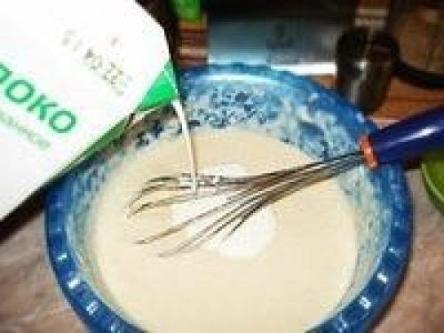 Тонкие блинчики.  Ингредиенты: 02