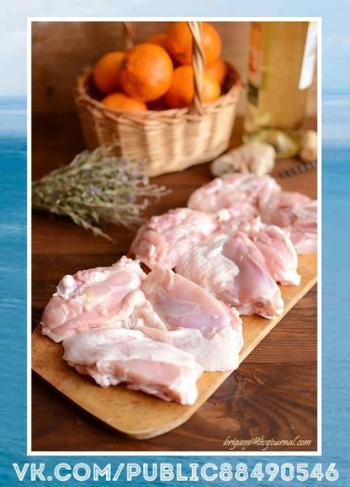 Потрясающе. Курица с мандаринами. 01 Потрясающе. Курица с мандаринами. 01