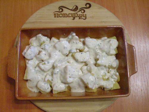 Картофель в духовке под чесночным соусом. Картошка под чесночным соусом в духовке.