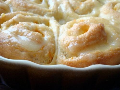 Ароматно - воздушные апельсиновые булочки.