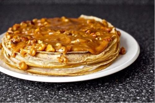 Банановый торт с ореховой глазурью? 07