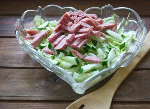 Салат Муравейник с курицей. 03