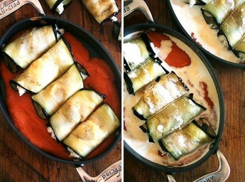 Рулетики из баклажанов. Итальянские инвольтини (рулетики) из баклажанов.