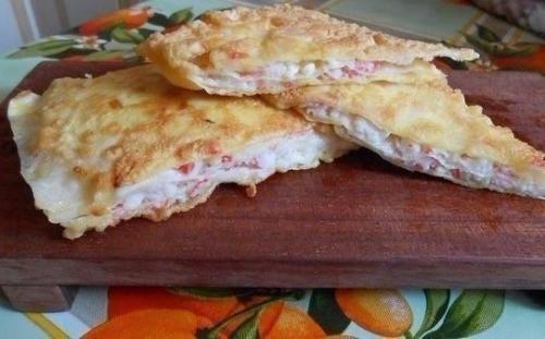 Очередное лакомство из тонкого лаваша.