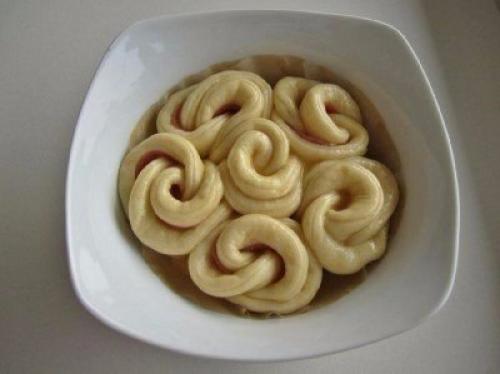 Кружевные Булочки с колбасой. 08