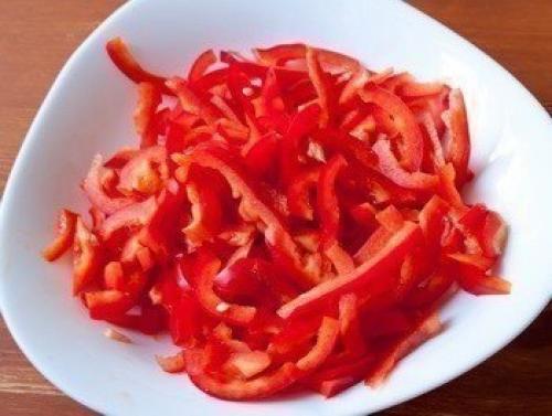 Курица стир - фрай с кисло-сладком соусе. 02 Курица стир - фрай с кисло-сладком соусе. 02