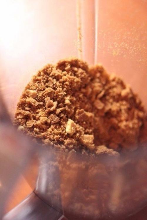 Шоколадно - кофейный чизкейк с бесподобно - кокосовой основой. 02