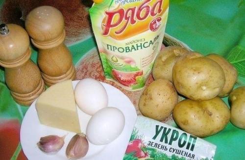 Запеканка из тертого картофеля с сыром и чесноком? 01