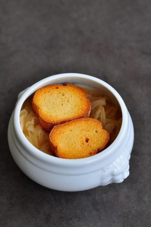 Французский луковый суп с коньяком. 04