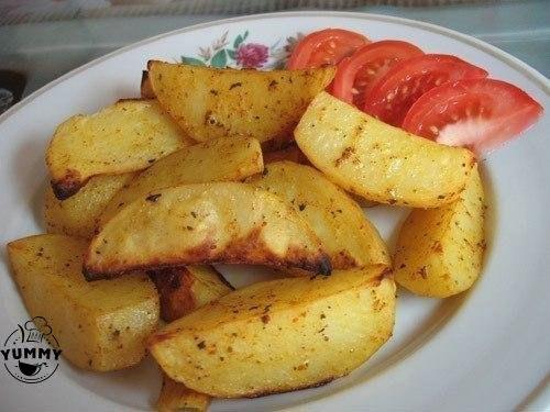 Картошка по-деревенски. * Отличная идея для ужина.