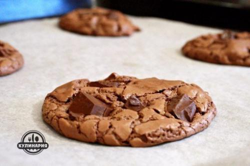 Шоколадное печенье.  Ингредиенты: