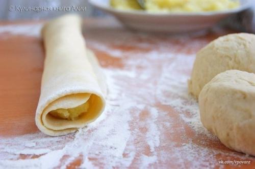 Пирожки - малышки Слоеные скороспелые.