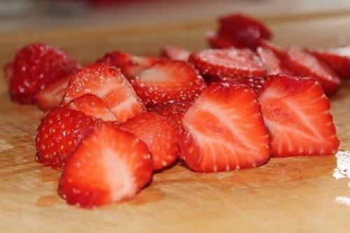 Чизкейк с клубникой. 02