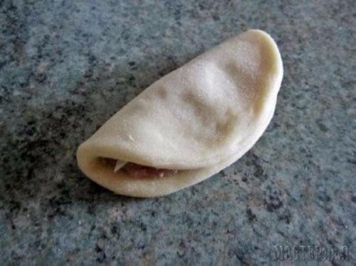 Мясной пирог Хризантема. 02