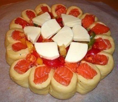 Красивый рыбный пирог. 04