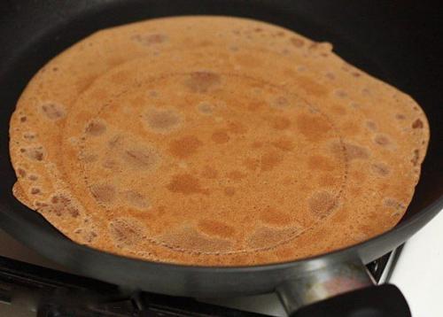 Блинный шоколадный торт на завтрак. 01