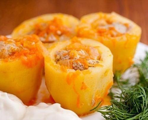 Топ - 6 рецептов фаршированной картошки? 05 Топ - 6 рецептов фаршированной картошки? 05