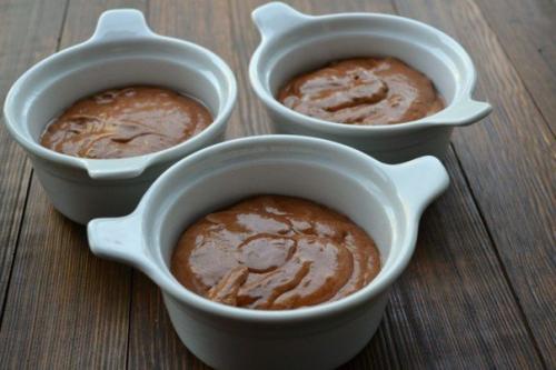 Груши в шоколадно - миндальном облаке. 04