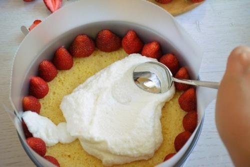 Клубничный торт Fraisier. 04