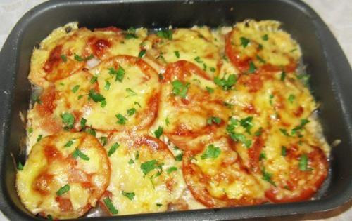 Запеканка с картофелем и рыбкой. 05