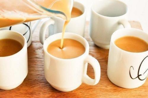 Кофейная панакотта.  Ингредиенты: 01