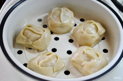 Манты. Ингредиенты: Свино - говяжий фарш - 500 г. 07 Манты. Ингредиенты: Свино - говяжий фарш - 500 г. 07