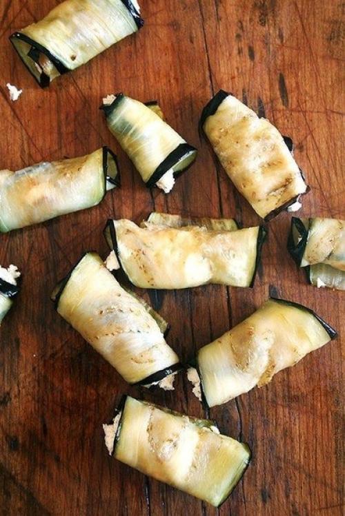 Рулетики из баклажанов. Итальянские инвольтини (рулетики) из баклажанов.