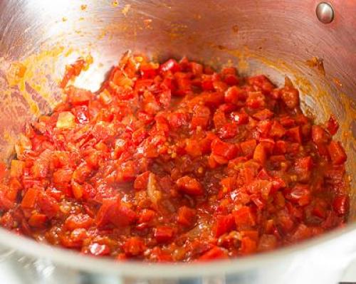 Кабачковая икра кусочками. 02