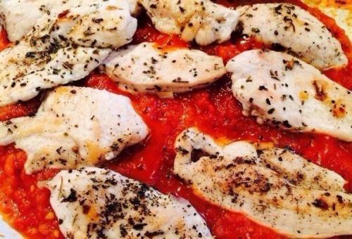 Спагетти с курицей в томатном соусе. 06