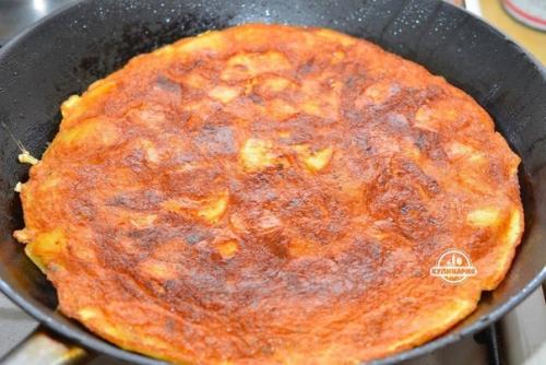 Испанская тортилья.  Ингредиенты: 05