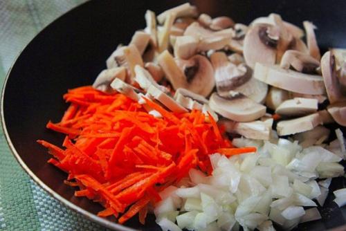 Грибной сливочный суп. 02