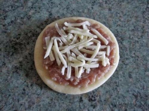 Мясной пирог Хризантема. 01