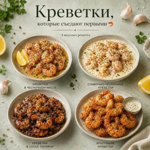 Креветки, которые улетают в первую очередь.

