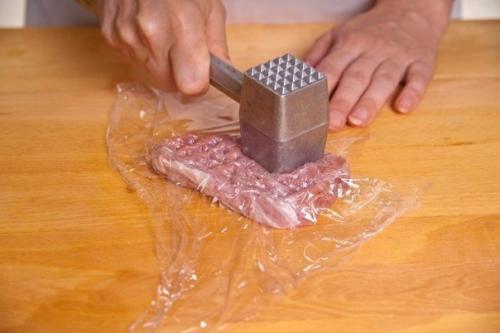 Свиные отбивные с яблоками. 02