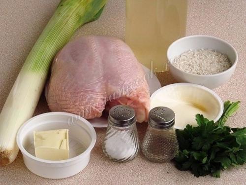 Английский куриный суп с плавленым сыром. 01