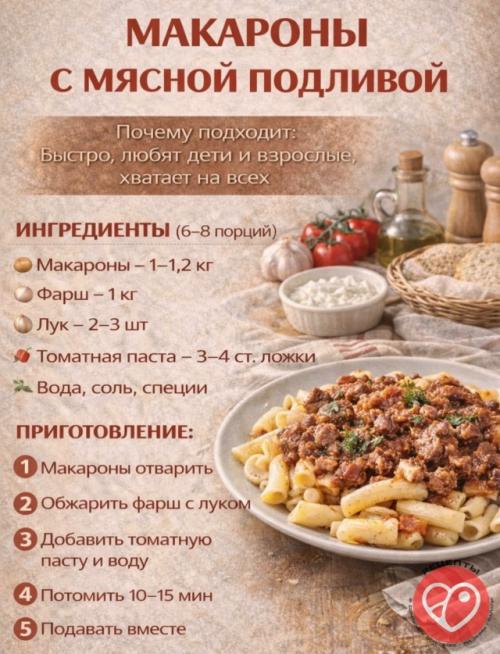 Чем накормить большую семью без стресса. 02