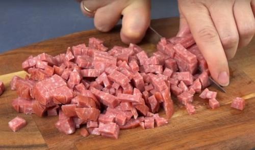 Вкусный рецептик из лаваша с начинкой. 01