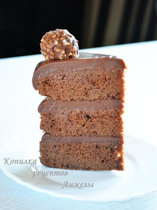Шоколадный торт.  Очень простой рецепт! 01