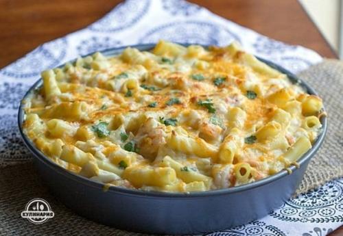 Макароны с сыром.