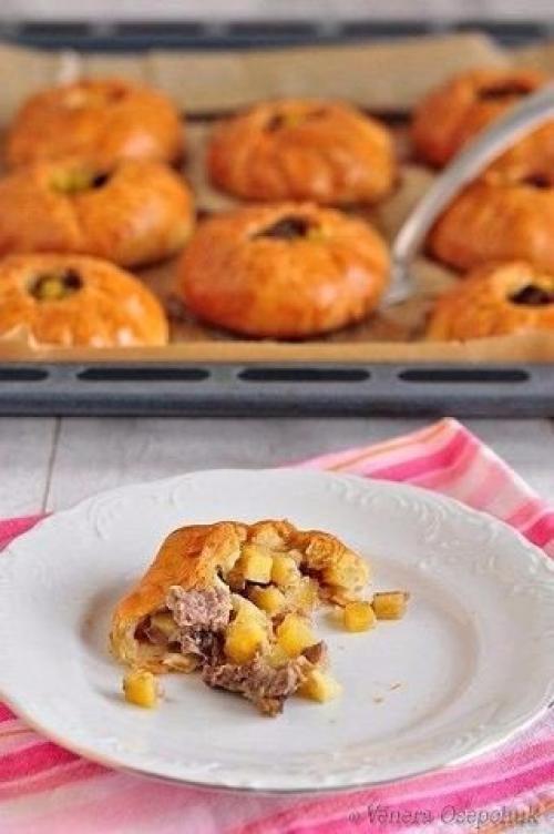 Вак балиш (маленькие пироги с мясом и картошкой). 04