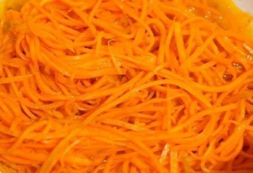 Салат с курицей и морковью по-корейски. 01