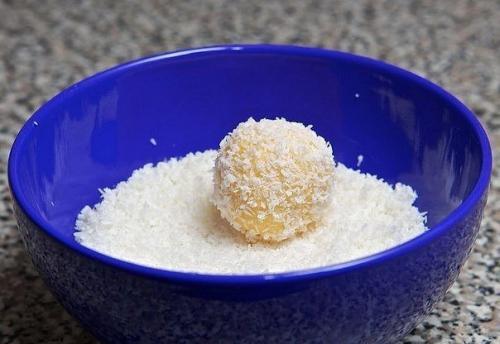 Сырные шарики.  Ингредиенты: 06